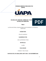 Tarea 1 de Derecho Inmobiliario