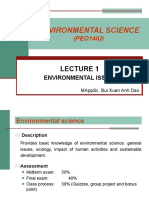 Lecture 1 Environmental Issues