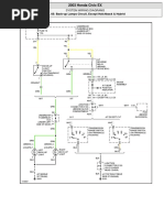 Honda Civic 2001 A 2006 - Iluminação Externa - Diagrama Elétrico