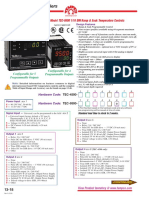 Temperature Controllers: Model TEC-4500 1/4 DIN & Model TEC-9500 1/16 DIN Ramp & Soak Temperature Controls