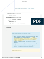 Estruturas de Gestão Pública - Exercício Avaliativo 4