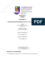 Soduim Borohydride Reduction of Cyclohexanone