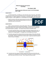 Case Study - Plasma Membrane