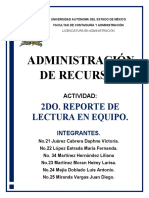 2do. Reporte de Lectura en Equipo.