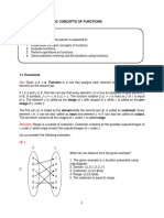 Lesson 1: Basic Concepts of Functions