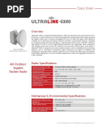 Data Sheet: All-Outdoor Gigabit Packet Radio