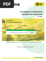 Compendio Fundamentos de Programación Unidad 3