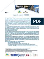 Appel À Projets FECODD