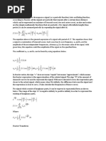 2 + cos + sin: f (t) = a a nπ T t b nπ T t