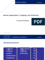 Market Segmentation, Targeting, and Positioning: © Leonard Walletzký