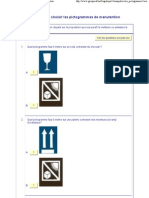 Distinguer Et Choisir Les Pictogrammes de Manutention