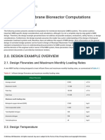 A. Standard Membrane Bioreactor Computations: 2.1. Design Flowrates and Maximum Monthly Loading Rates