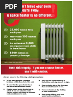 Space Heater Safety Posters