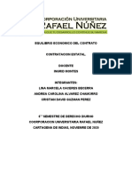 Equilibrio Economico Del Contrato