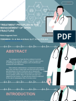 Treatment Priciples in The Management of Open Fracture