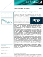 Acquisition of Genzyme - Merger Analysis