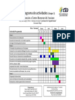 Cronograma de Actividades Ancianato