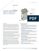 Input Modules: Siga-Ct1, Siga-Ct1Ht, Siga-Ct2, Siga-Mct2