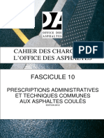 Fascicule 10 - Office Des Asphaltes