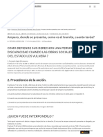 Amparo, Donde Se Presenta, Como Es El Tramite, Cuanto Tarda - Derecho A La Salud-Abogados Castelar