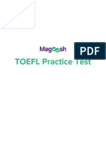 Magoo Shs Free TOEFL Practice Test