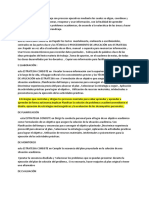 Las Estrategias de Aprendizaje Son Procesos Ejecutivos Mediante Los Cuales Se Eligen