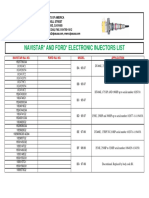 Navistar and Ford Electronic Injectors List