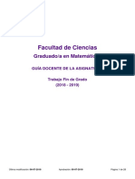 Guia Docente 299344002 - Trabajo Fin de Grado - Curso (1819)