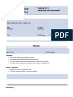 Meeting 1 and 2 Minutes Template