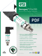 Genspec GS4200: General Purpose Pressure Transmitter