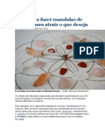 Aprenda A Fazer Mandalas de Cristais para Atrair o Que Deseja