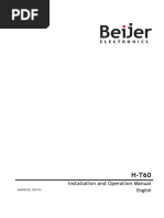 Installation and Operation Manual: Cover - MAEN824E.fm Page 1 Monday, March 9, 2009 2:17 PM