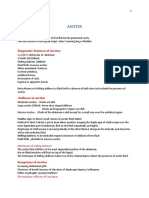 Ascites: Other Associated Features