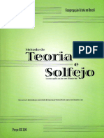 Metodo de Teoria e Solfejo (Com Aplicação Ao Hinário) CCB - 1-50