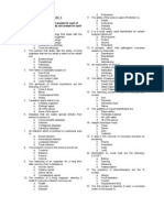 Microbiology Pre Test 1