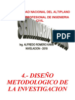 Diseño Metodologico de La Investigacion 4.1 y 4.2