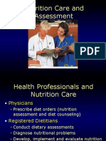 Nutrition Care and Assessment