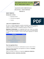 Guia Diagnostica #1 Fisica 11° TELLEZ 2021