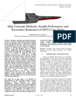 Ship Concepts Methods, Stealth Performance and Resistance Reduction of DFT2 Case Study