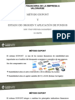 Analisis Financiero Analisis Dupont y Estado de Fuentes y Usos de Fondos