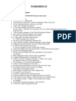 Worksheet 50: SUBJECT: Gerund or Infinitive A) Use The GERUND or INFINITIVE Forms of The Verbs