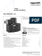 Directional Servo Valve With Mechanical Position Feedback Type 4WS2EM ... XL