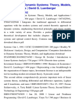 Introduction To Dynamic Systems: Theory, Models, and Applications - David G. Luenberger