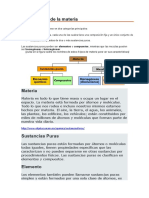 Clasificacion de La Materia