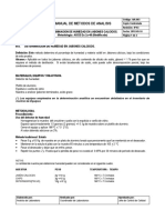 MA 603 Determinación de Humedad en Jabones Cálcicos (Estufa)