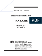 Tax Laws June2020 Old Syllabus - CS Executive