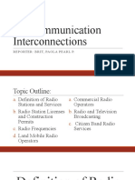 Telecommunication Interconnections: Reporter: Brit, Paola Pearl P