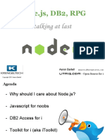 Nodejs db2 RPG Talking at Last3