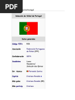 Selección de Fútbol de Portugal