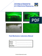 Fluid Mechanics Lab Manual